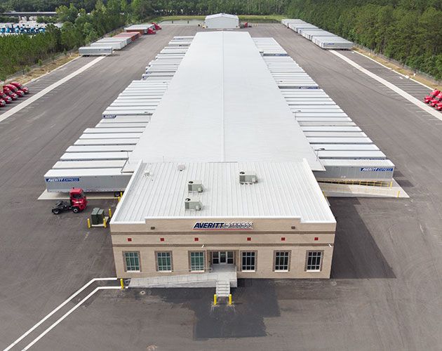 Averitt's Jacksonville warehouse is a state-of-the-art facility that supports freight distribution.